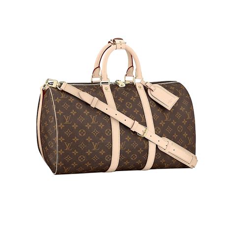 louis vuitton duffle bag brown.